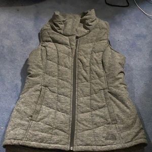 North Face women’s vest, gray, Medium